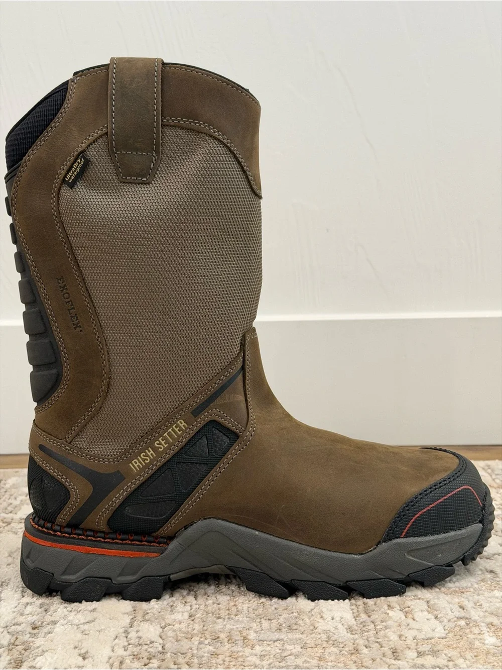 Irish Setter Crosby 83936 Men's 10.5 E2 Work Boots EH SD Safety Standards